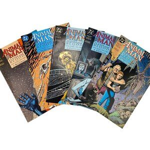 DC Comics Animal Man Flesh and Blood 51 52 53 54 55 Comic Book Lot of 5